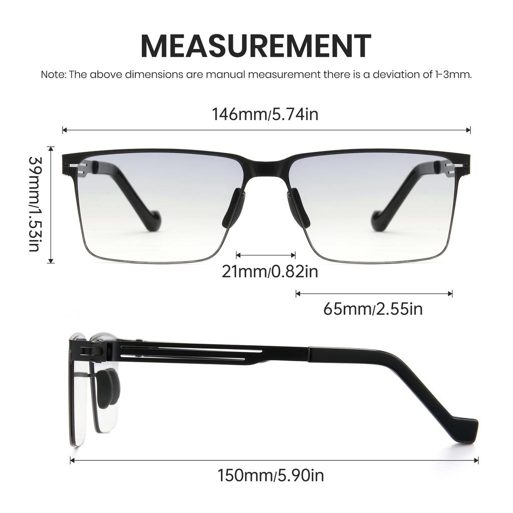 [Cyxus] Photochromic Sunglasses for Men and Women, Day and Night Use, Fast Photochromic, UV Protection, Suitable for Fishing, Golf, Baseball, Sports,