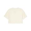Puma Simple Versatile Sweat-Absorbing Breathable Short Sleeve Drop Shoulder T-Shirt Women Tops Natural 535301-99