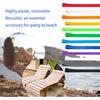 12pcs Towel Bands Silicone Rubber Towel Bands 12x0.4 inches for Beach Chair Stretchable Chair Bands Beach Towel Clips for Beach Pool & Cruise Chairs