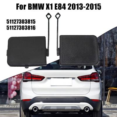 L+R Hand Tow Eye Rear Hook Cover Cap For BMW X1 E84 2013-2015 Bumper