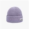 Ganni A6439 233 Logo Patch Structured Beanie