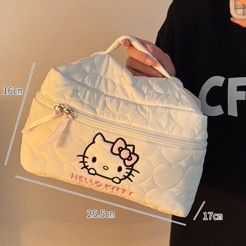 

Cartoon Makeup Up Bag Storage Bag Large Capacity Cute Girls Women Travel Cosmetic Pouch Portable Toiletries Storage Bag
