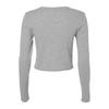 Bella + Canvas Womens/Ladies Long-Sleeved Crop Top