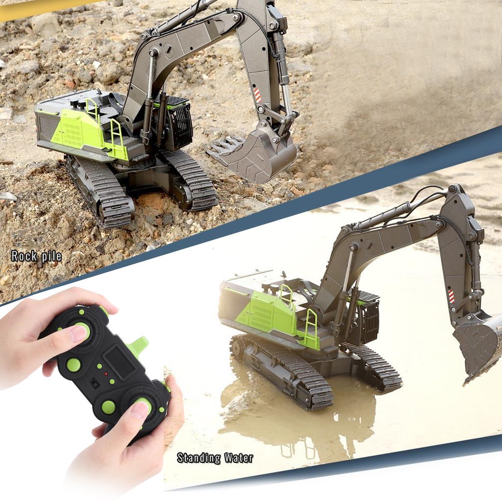 1:14 RC Engineering Van 22?Kanal Fernbedienung Simulierter Bagger Metall Spielzeug Modellauto
