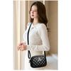 Elegant Mini Quilted Handbag Women Adjustable Strap Shoulder Bag Small Crossbody Bag for Work Fashion Crossbody Bag Women's Daily Use