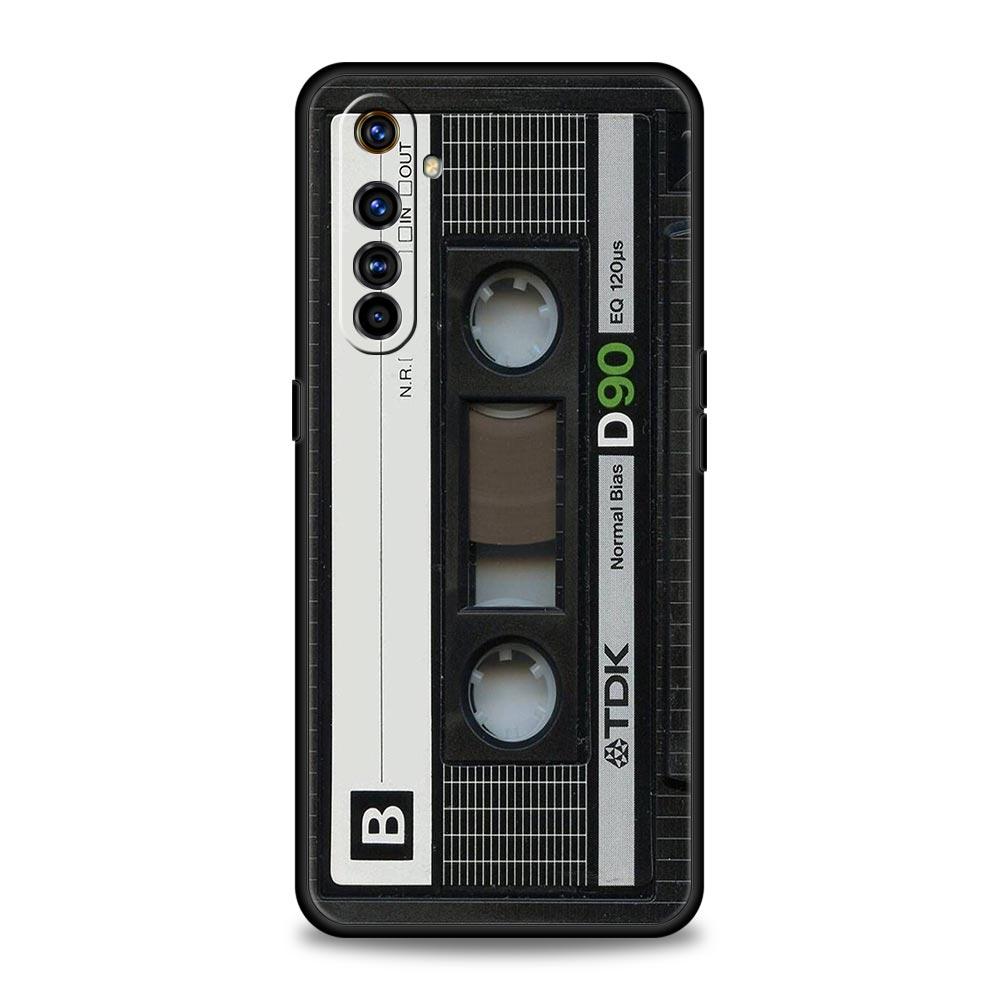 Retro Vintage Old Cassette Tape Phone Case For Realme 12 11 10 9 8 5G 7 6 GT5 GT3 GT2 Pro C21 C11 C25 C35 GT Neo 2 3 3T 5 Cover