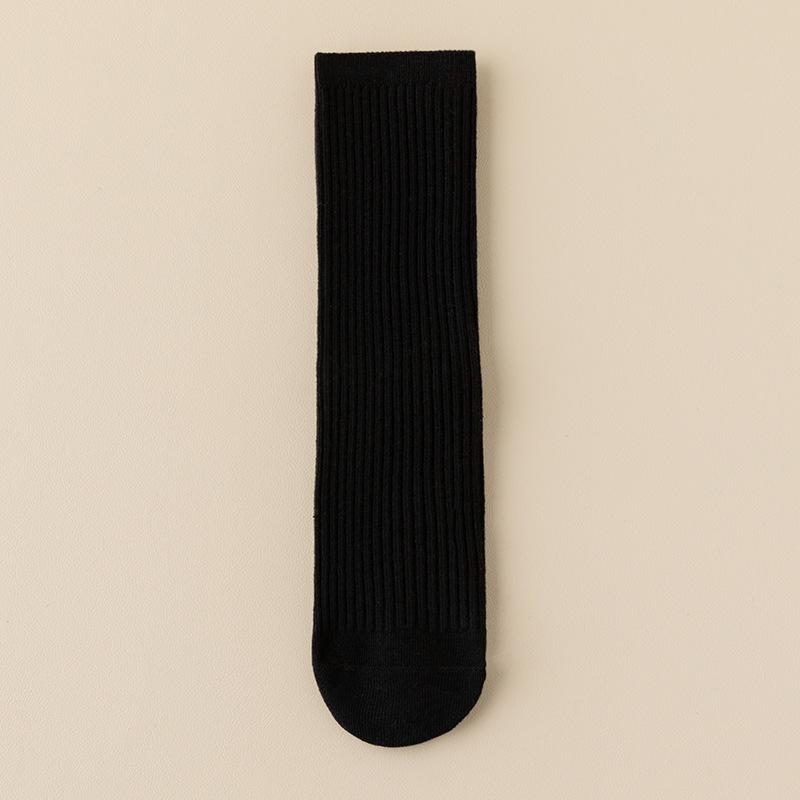 Kids Colorful Striped Knee High Socks 3-10 Years Boys Girls Dance Crew Socks Comfortable Breathable Cotton Tube Socks
