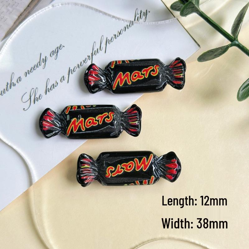 Resin Candy Food Simulation: DIY Jewelry, Phone Case, Crocs Patches, Hair Clips & Accessories.