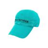 Balenciaga Logo Front Cap 'Petrol Blue' Unisex 673319410B20360
