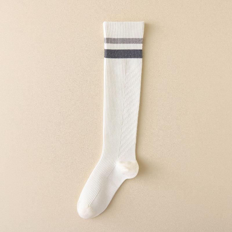 Pressure Sports Socks, Women's Fitness Running Muscle Compression Calf Socks, Professional Cycling Rope Skipping Long Stockings