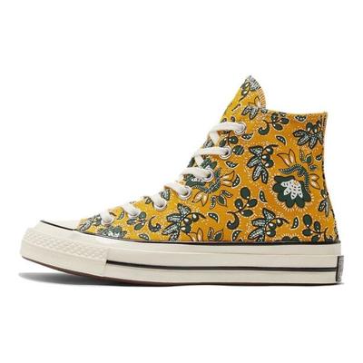 Chuck 70 High Paisley - Gold Dart Unisex Sneakers Yellow Egret Fire 171073C