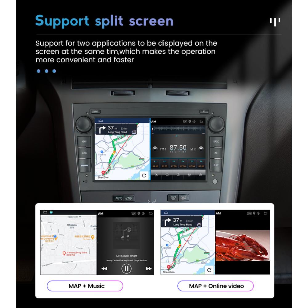 2 DIN Car Radio Android For Opel Para Astra Meriva Vectra Antara Zafira Corsa Multimedia GPS 1+16GB