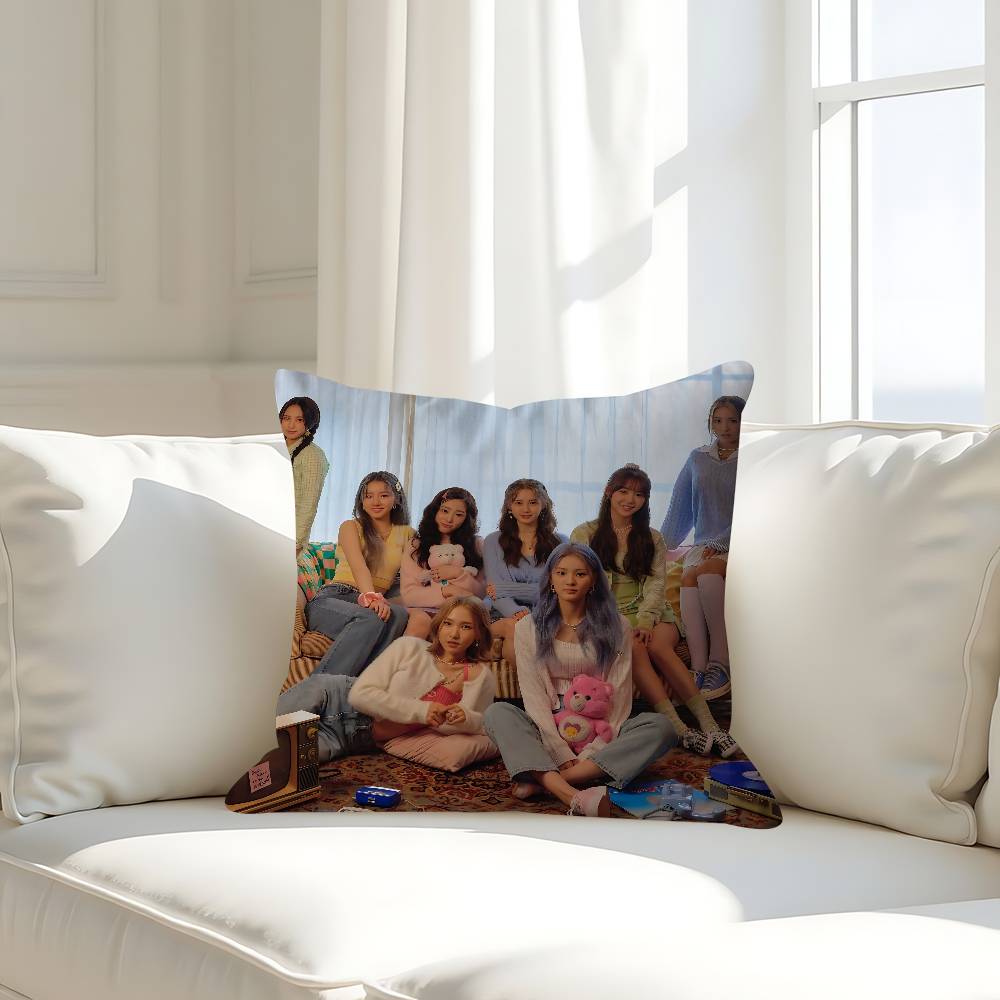 Kpop L-LIGHTSUM Pillow Case Removable Washable Cushion Cover – All-Season Soft Linen
