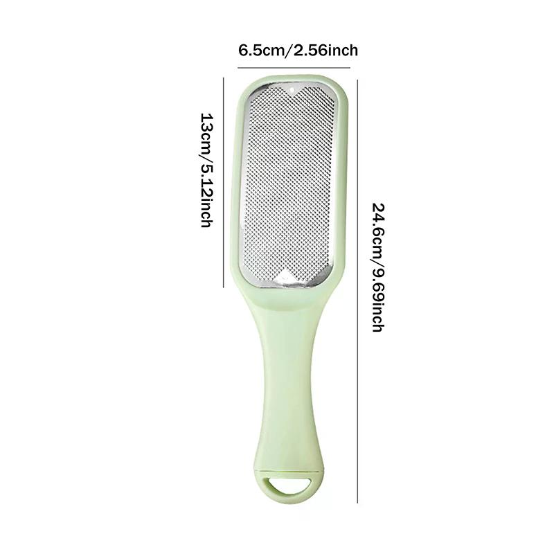 1PCS Pedicure Foot File Tools Professional Dead Skin Callus Removal Stainless Steel Ergonomic Handle for Smooth Feet