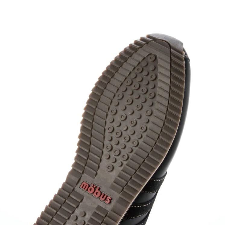 Mobus Men's Leather Sneakers, Genuine Leather, Sports, Casual, Walking Shoes with Antibacterial and Odor-Resistant Insoles, Current Model CELLE PL (Bl
