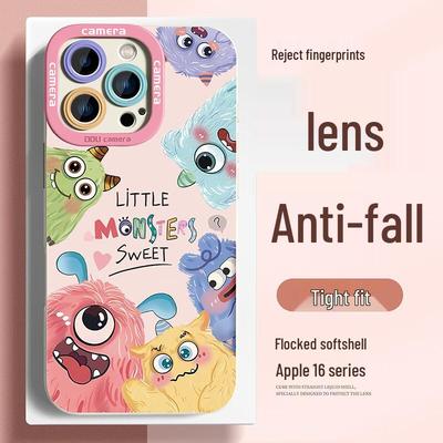 Coque de téléphone XP Cartoon en Silicone Souple pour Apple iPhone avec Protection Complète de l'Objectif