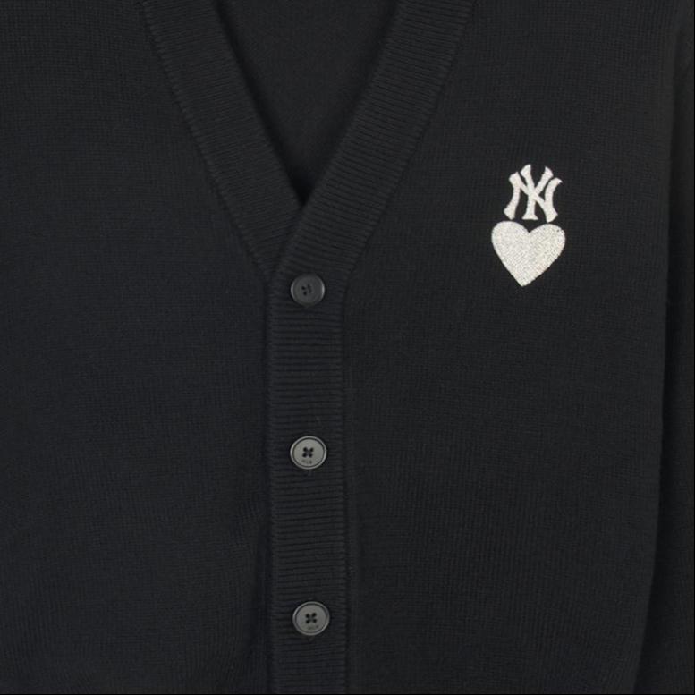 New MLB SS24 New York Yankees Knitwear Women's Black 3FKCH0241-50BKS