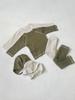 2025 Autumn Baby & Toddler A-Class Soft Ribbed T-Shirt + Base Layer Pajama Set