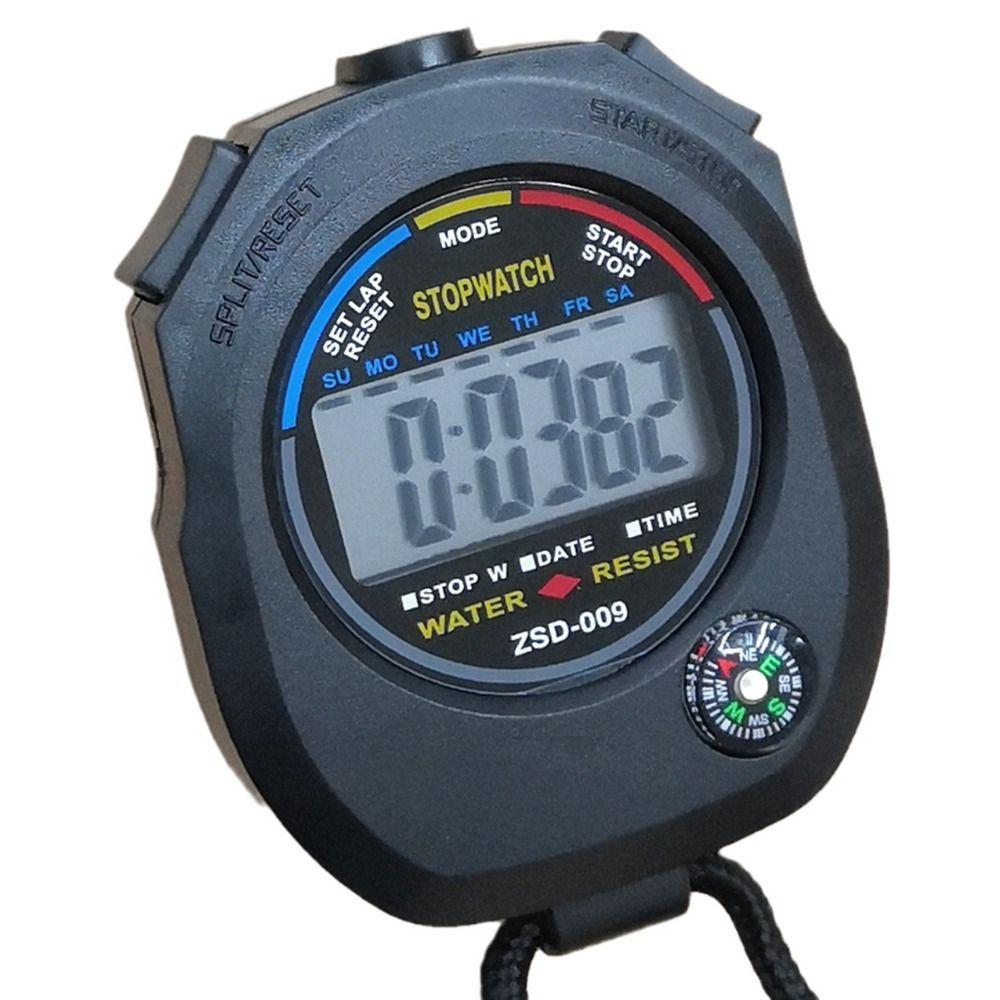 Large Display Sport Stopwatch Handheld Chronograph Timer  Swimming Timing