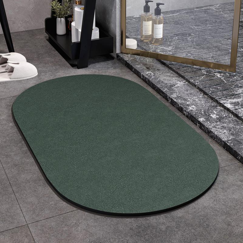 Alfombra de Diatomita para Puerta de Entrada Resistente a la Suciedad Alfombra Antideslizante para Baño Pavimento y Absorbente Alfombra de Suelo Alfombra para Pies de Entrada Resistente a la Suciedad
