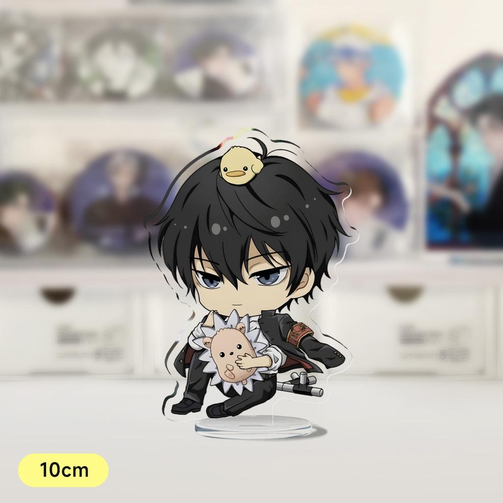 Anime Katekyo Hitman Reborn 10cm Acrylic Stand Model Figures Sawada Tsunayoshi Gokudera Hayato Cosplay Desk Decor Model Gifts