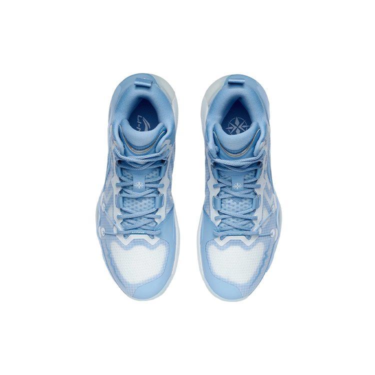 Li Ning Liren 2 Textile, Synthetic Leather, TPU Cushioning Slip Resistant Coverage Support Rebound Mid top ABAR087-3