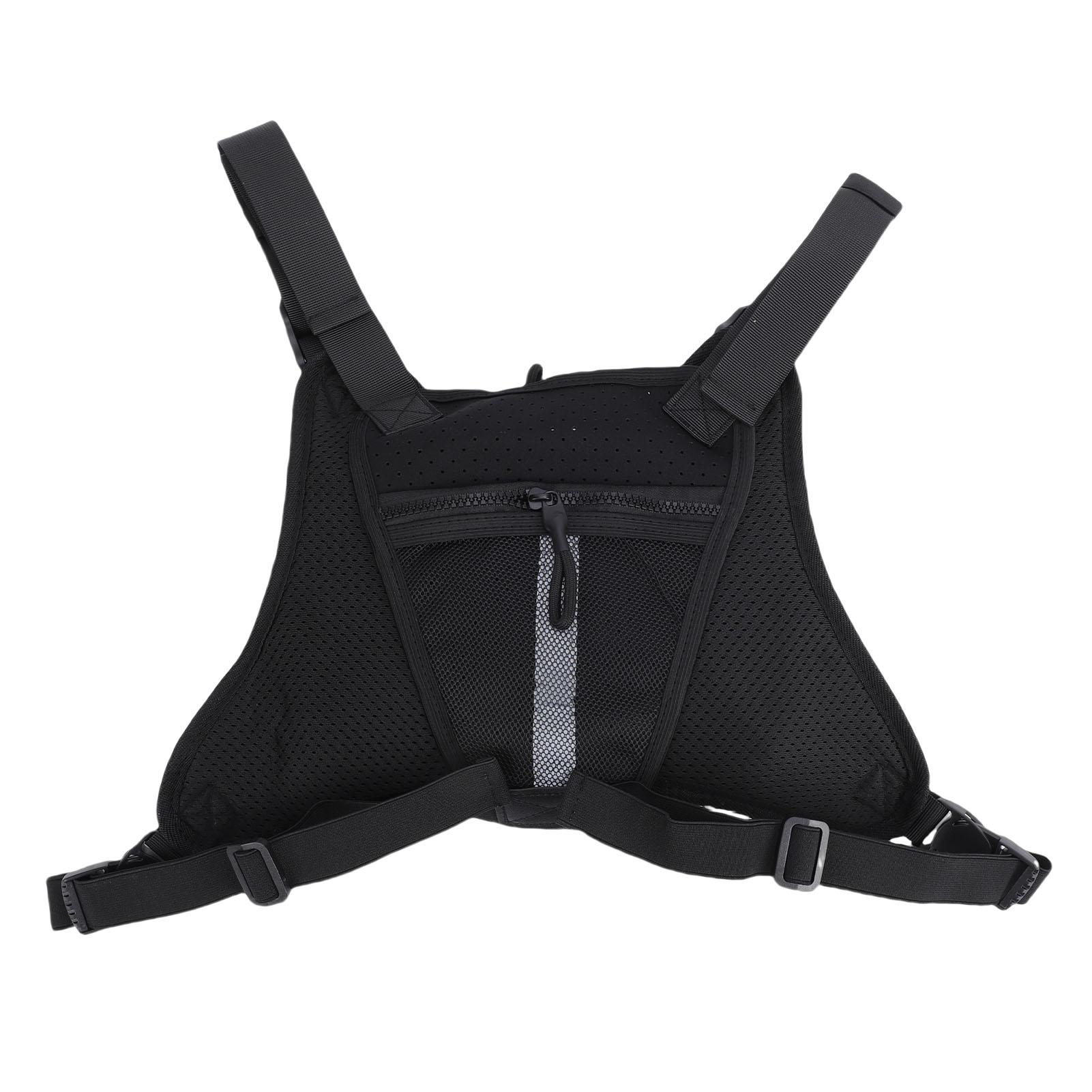 

Sports Chest Bag Straps Running Phone Holder Reflective Vest for Cycling Camping Travel Hiking Workouts