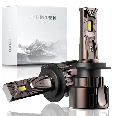 Phare LED H7, Phare antibrouillard, Lumière explosive, Pour voitures, Compatible avec le contrôle technique, HI/LO