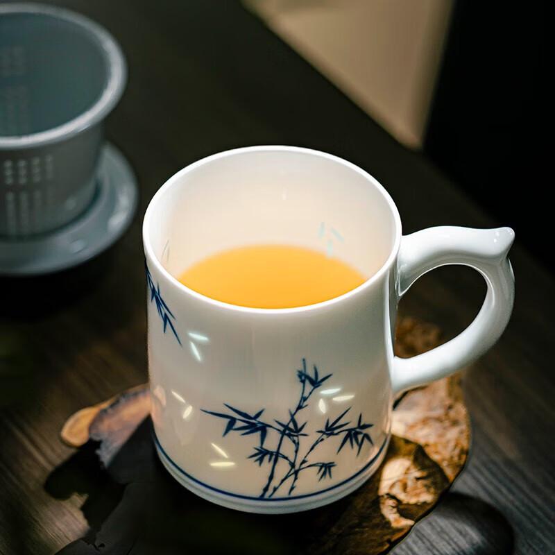 Jingdezhen Ceramic Tea Cup with Filter