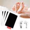 Kit de Carimbo de Tinta para Pegadas de Mãos e Pés de Bebê com 4 Peças Seguro Não Tóxico para Criar Lembranças Duradouras e Memórias Preciosas para Bebês