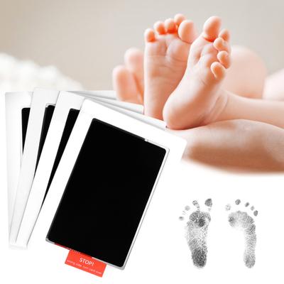 4Pcs Baby Hand and Footprint Imprint Ink Pad Kit Safe Non-toxic for Creating Lasting Baby Keepsakes and Precious Memories