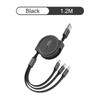 3 in 1 USB-Kabel Schnellladekabel USB Typ C Kabel für iPhone Samsung Huawei Xiaomi Micro USB Lightning Kabel Ladegerät