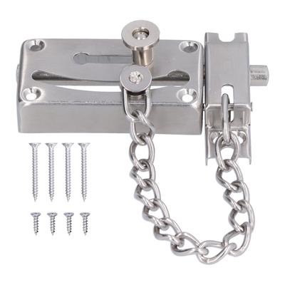 Door Slide Bolt Latch Stainless Steel AntiTheft Safety Gate Lock for Home Hotel Apartment