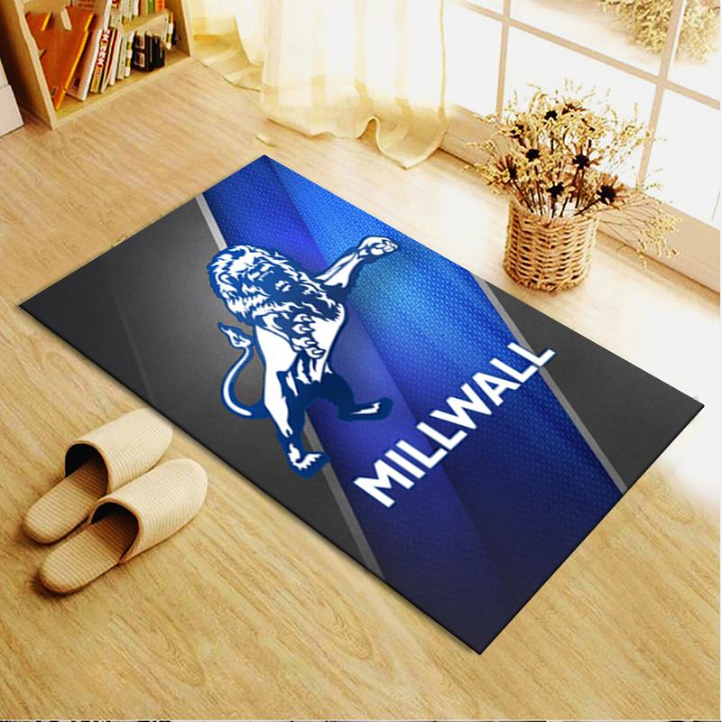 Tappeto Nuovo Millwall FC 2025 per Soggiorno Camera da Letto Casa Decorazione Divano, Tappetino Antiscivolo per Giochi Bambini