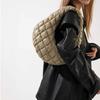 Quilted Embroidered Thread Women's Bag Pleated Cloud Mini Handbags Down Padded Lightweight Clutch Bag Cotton Small Shoulder Bags