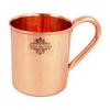 Pure Copper Straight Shaped Shine Finish Design Moscow Mule Beer Mug Cup, Best for Beer Cocktail Parties, Barware, Volume-415ML, Set of 2