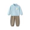 Balabala Kids' Winter Fleece Sweatshirt & Pants Set