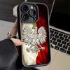 Phone Case for iPhone 17 Air 16E 15 16 Pro Max Poland Flag White Red Cover 14 Plus 13 12 Mini Soft Shell Silicone Fundas