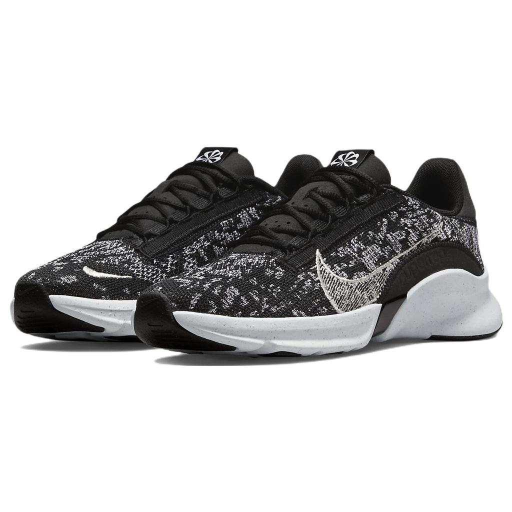 New Nike SuperRep Go 3 Flyknit Next Nature Black Metallic Silver Women's DH3393-010