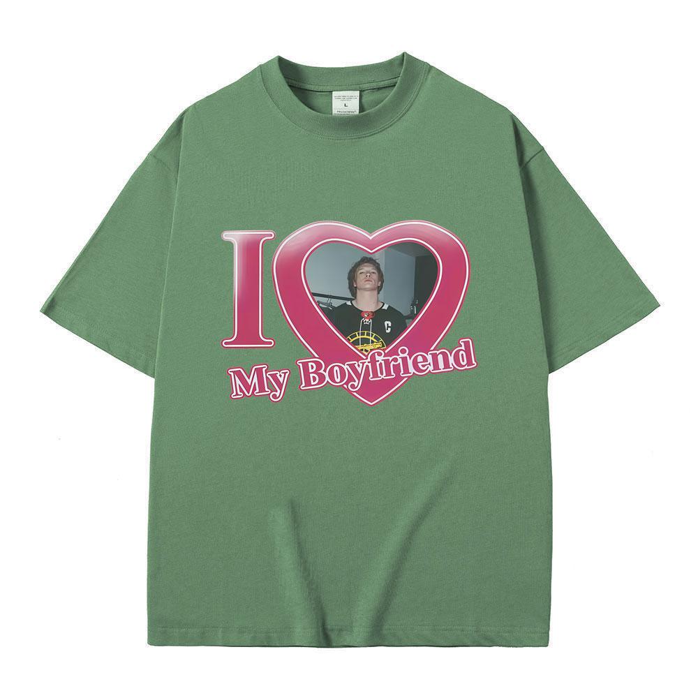 

Heated Rivalry T Shirt I Love My Boyfriend Ilya Rozanov Graphic Tshirt Men Women Clothing Fashion T Shirts Male Vintage Tshirt 4XL