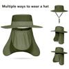 New Sun Protection Fishing Hat Summer Breathable Mesh Camping Hiking Caps Anti-UV Sun Hat Mountaineering Caps Men's Panama Hat