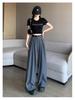 Spring High-Waisted Wide-Leg Loose Fit Pants