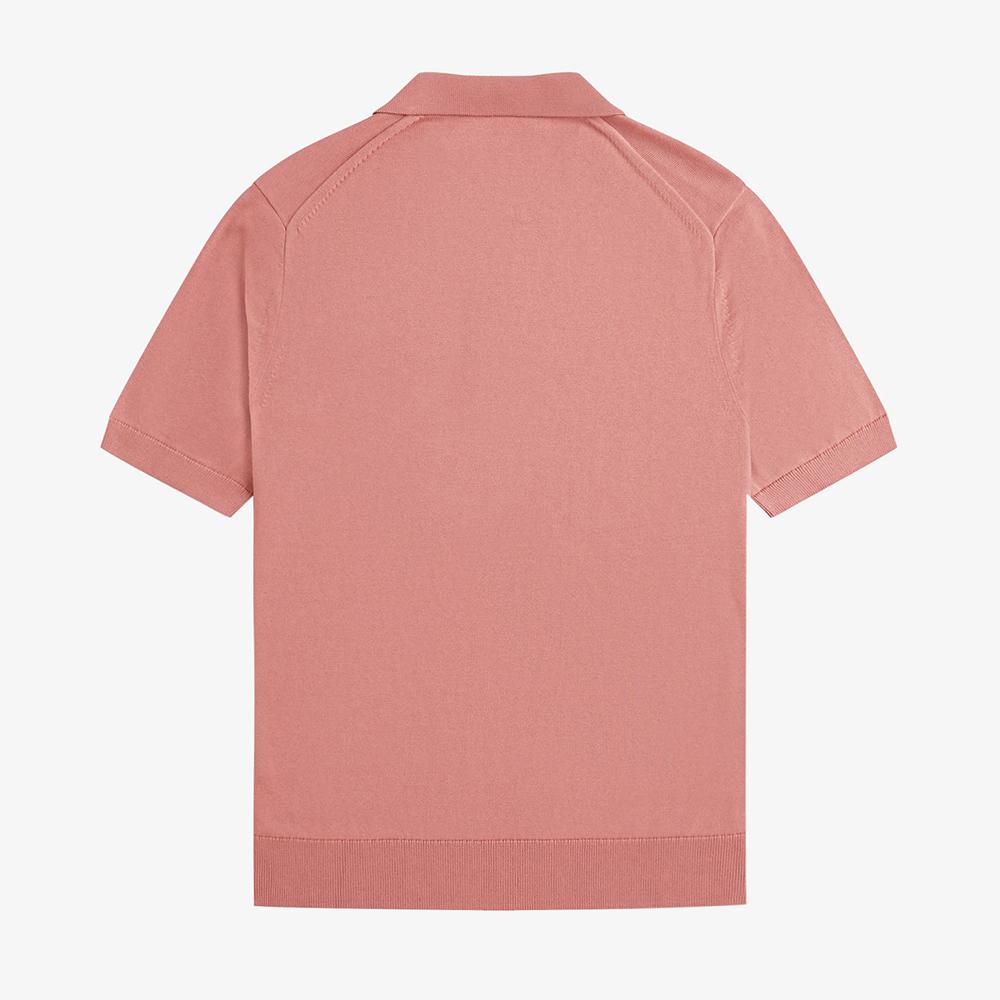 Fred Perry [Sharp] Short Sleeve Cotton Knit Shirt - Putty Pink Afpm2519725-X90