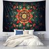 Beautiful Mandala Flowers Digital Printing Polyester Wall Tapestry Suitable For Use In Living Rooms Bedrooms Offices Bars Party