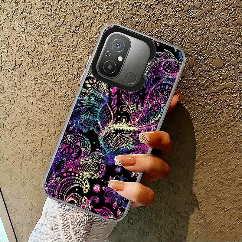 Mandala Sunflower Dreamy Style Shockproof Phone Case for Xiaomi Poco X7 X6 X5 X3 Pro F7 Ultra M8 Redmi 15C 15 14C 13C 12C 10C 13