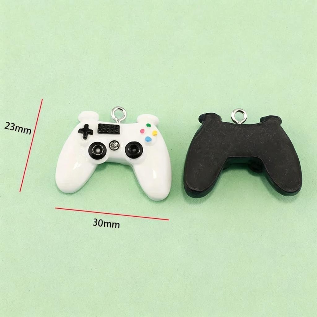 10Pcs Simulation Mini Game Controller Resin Pendants DIY Handmade Earring Necklace Keychain Accessories
