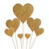 Heart Cake Topper: Bright Red, Perfect for Birthdays, Weddings, and Valentine's Day.