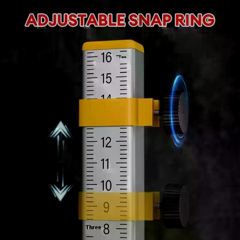 0-160mm Aluminum Alloy Tile Leveling Ruler High Precision Horizontal Bubble Ruler Adjustable Engineers Measuring Tool