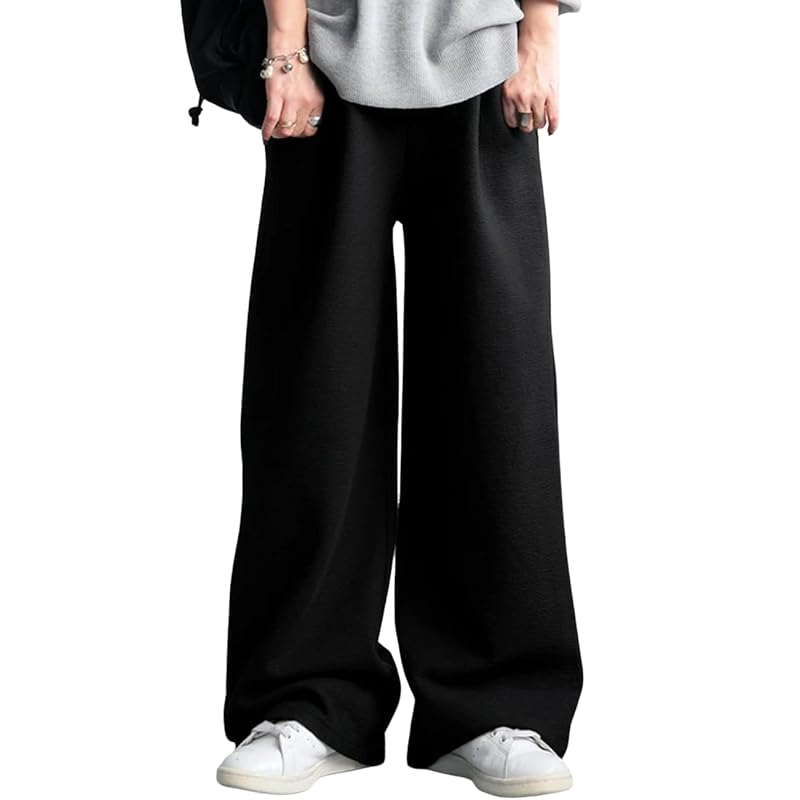 

[antiqua] [Antica] punch straight pants ladies bottoms PN-00547 Onesize 05 black