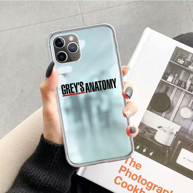 

Grey Anatomy Phone Case For Apple iPhone 17 Air 16 15 Plus 14 + 13 Mini 12 11 Pro Max 7 8 SE 16Max Soft Shell Cover Coque 17 Air iPhone 15